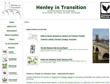 Tablet Screenshot of henley-in-transition.org.uk